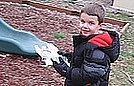Aiden found some ice