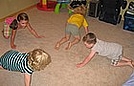 The kids are pretending to be Zhu Zhu pets