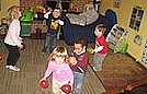 Dancing with balloons