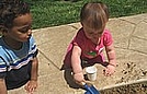 Adriana got to plant seeds, too!