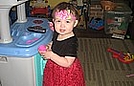 Playing in housekeeping